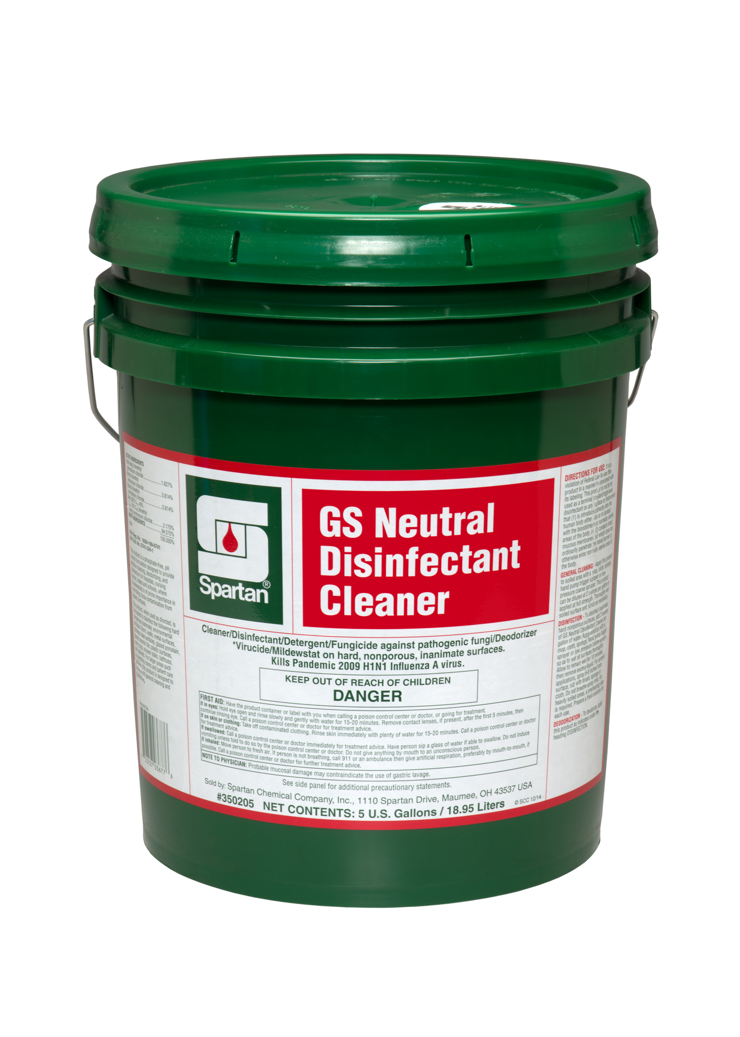 GS Neutral Disinfectant Cleaner® 5 gallon pail